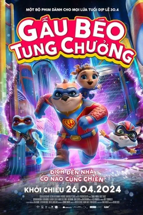 Gấu Béo Tung Chưởng (Combat Wombat: Back 2 Back) vietsub